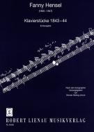 Pièces pour piano 1843-44 (première édition) 