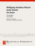 Six duos KV Anh. 157 Vol. 2 Standard