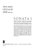Sonata I en mi mineur 