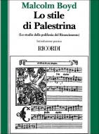 Lo Stile Di Palestrina 