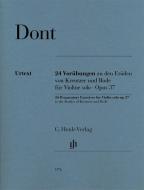 24 Preparatory Exercises (Kreutzer/Rode) op. 37 