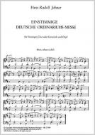Messe allemande de l'ordinaire à l'unisson 