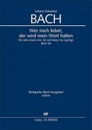 Wer mich liebet, der wird mein Wort halten (I) Standard
