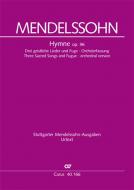 Hymne; 3 chants sacrés; fugue supplémentaire "Laßt sein heilig Lob uns singen" 
