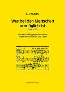 Was bei den Menschen unmöglich ist 