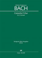 Concerto in F major for two harpsichords Standard
