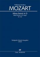 Missa brevis en ré majeur Standard
