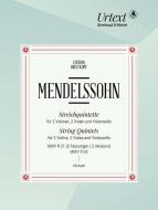 String Quintets MWV R 21, MWV R 33 