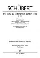 Tres sunt, qui testimonium dant in coelo 