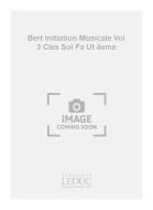 Initiation Musicale Vol. 3 Cles Sol Fa Ut 4eme Sans Accompaniment 