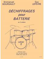Dechiffrages Pour Batterie Vol.2 / moyen A Superieur 