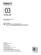 Violin Exam Pieces 2020—2023: Grade 3 