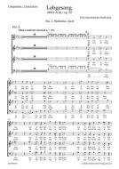 Lobgesang (chant de louange) op. 52 MWV A18 Standard