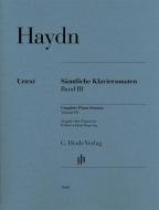 Edition intégrale des Sonates pour piano volume 3 