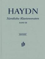 Edition intégrale des Sonates pour piano volume 3 