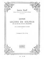 15 Lecons de Solfege avec Accompagnement Bl879 
