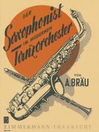 Le saxophoniste dans l'orchestre de bal moderne 