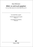 Bittet, so wird euch gegeben op. 45/3 Standard