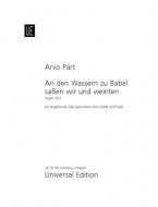 An den Wassern zu Babel saßen wir und weinten 