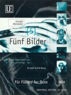 5 Bilder nach Malereien von Arnold Schönberg 