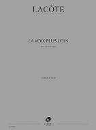 La voix, plus loin 