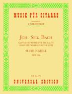 Suite in E Minor BWV 996 