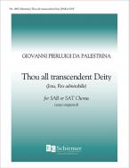 Thou All-transcendant Deity 