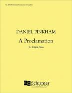 A Proclamation 