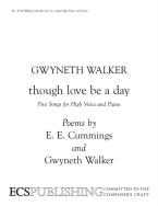 Though Love Be a Day 