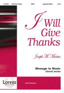 I Will Give Thanks 