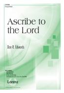 Ascribe To The Lord 