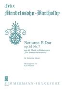 Notturno en mi majeur op. 61/7 