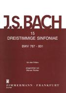 15 symphonies à 3 voix BWV 787-801 