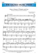 Sing A Song Of Thanks and Joy 