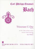 Triosonate en ut majeur Wq 149 