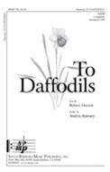 To Daffodils 