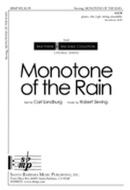 Monotone Of The Rain 