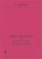 Cinq poésies op. 37 