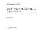 Magnificat & Nunc Dimittis In C 