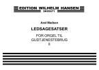 Ledsagesatser for Orgel til Gudtjenestebrug 2 