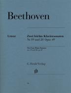 2 Sonate faciles pour piano en sol mineur et en sol majeur op. 49/1 u. 2 