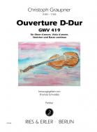 Ouverture D-Dur GWV 419 