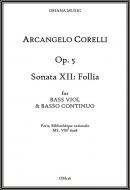 Sonaten op. 5 - Sonate XII 'Follia' 