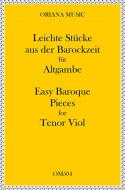 Leichte Stücke aus der Barockzeit für Altgambe (Violinschlüssel) 