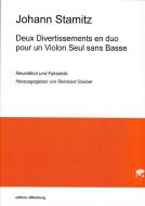 Deux Divertissements en duo pour un Violon Seul sans Basse 