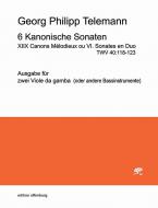 6 Kanonische Sonaten 