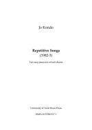 Repetitive Songs 
