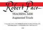 Flash Cards, Augmented Triads, Per Set 