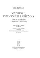 Madrigál, chanson ésrapszódia 