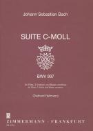 Suite en ut mineur BWV 997 